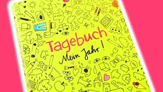 Tagebuch MEIN JAHR  Cooles Diary zum Gestalten Kritzeln Malen und Reflektieren  DIY Inspiration [upl. by Laks]