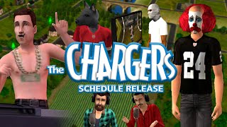 Chargers 2024 Schedule Release Sims Edition  LA Chargers [upl. by Anahsohs]