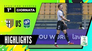 HIGHLIGHTS  Parma vs Feralpisalò 20  SERIE BKT [upl. by Lehcir653]