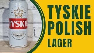 FUN FRIDAY Tyskie Beer Review [upl. by Ylle]