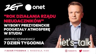 Wybory prezydenckie podgrzały atmosferę w studiu Radia ZET quotRok działania rządu nieudacznikówquot [upl. by Elaweda]