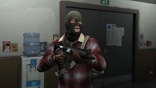 GTA 5  Bank Robbery 9 years ago in Ludendorff  North Yankton  grand theft auto v [upl. by Otaner]