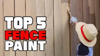 Best Fence Paint Reviews 2024  Best Budget Fence Paint Buying Guide [upl. by Eltsyrk211]