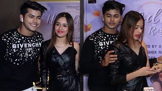 Nigam Brothers Siddharth amp Abhishek Nigam With Jannat Zubair In Andheri [upl. by Nommad]