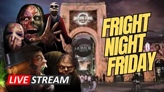 Live Fright Night Friday Universals Halloween Horror Nights [upl. by Trotter265]