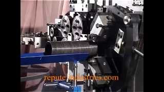 ROLLING SHUTTER SPRING COILING MACHINE RDSM20 [upl. by Sev205]