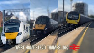 Trains at West Hampstead Thameslink MML 161123 [upl. by Euqnom]