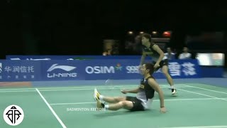 The Artist On The Court  Koo Kien Keat Tan Boon Heong vs Mathias Boe Carsten Mogensen [upl. by Odnumyar]