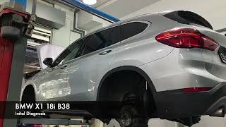 BMW X1 18i B38  Diagnosis [upl. by Goodrow]