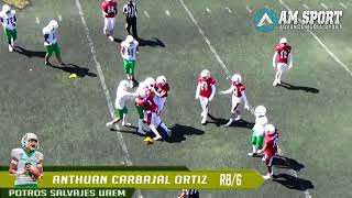 HIGHLIGHTS Anthuan Carbajal Ortiz 6 RB POTROS JUVENIL [upl. by Knick]