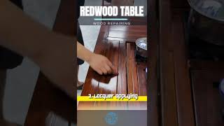 How to Restore a WOODEN TABLE with Fogged Varnish  wooden table repairs  wood furniture diy [upl. by Enegue]