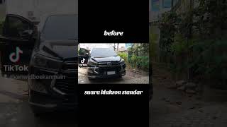 suara klakson standar Innova VS klakson keong Flosser German toyotainnova klaksonmobil [upl. by Sorcim]