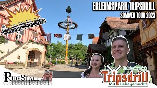 Sommer Tour 2023  unser Erstbesuch im Erlebnispark Tripsdrill  VLog [upl. by Ellerrad931]