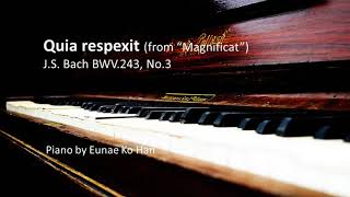 Quia respexit from “Magnificat” – JS Bach BWV243 No3 Piano Accompaniment [upl. by Esinal533]