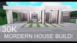 BLOXBURG30K MODERN FAMILY HOUSE BUILD NOGAMEPASS [upl. by Assyle]