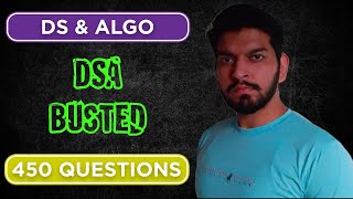 Complete DS ALGO in 450 Questions 🔴 First Step to become a SOFTWARE ENGINEER [upl. by Ocker141]