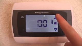 How to do a Hard Reset of a Programmable Thermostat [upl. by Davilman]