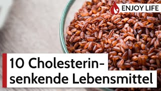 10 Nahrungsmittel die den Cholesterinspiegel senken [upl. by Abby]