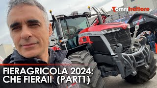 TUTTO da Fieragricola 2024 TRATTORI attrezzi allevamento PARTE 1 [upl. by Banebrudge911]