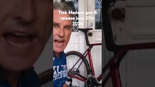 2025 Trek Madone Generation 8 release 6272024 trekbikes trekmadone roadbike [upl. by Tichonn]