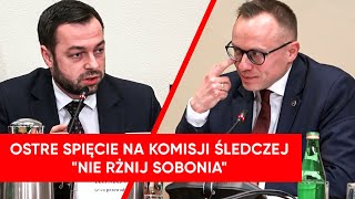 Zawrzało na komisji quotPróbuje pan rżnąć nie powiem kogoquot Soboń unikał odpowiedzi [upl. by Wren]