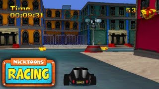 Nicktoons Racing Bonus Track  Big City Clean Up 1 Player [upl. by Celestina]