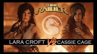 LARA CROFT VS CASSIE CAGE Tomb Raider vs Mortal Kombat  3D Animated Short Film [upl. by Gabrielson]