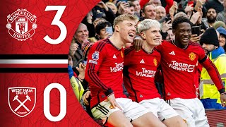 The Future Is Bright ✨🤩  Man Utd 30 West Ham  Highlights [upl. by Naloj]