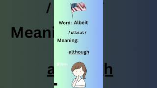 How to Pronounce Albeit in American Accent learning learnenglish [upl. by Cheyney]