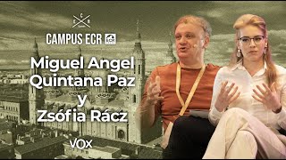 Intervención de Miguel Ángel Quintana Paz y de Zsófia Rácz durante la IV edición del campus ECR [upl. by Orimisac]