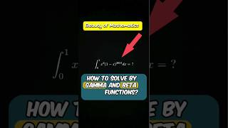 Gamma amp Beta Functions in Action Solving a Challenging Integral maths [upl. by Nyloj]