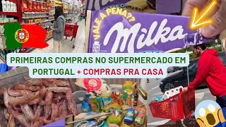 PRIMEIRAS COMPRAS DE SUPERMERCADO EM PORTUGAL  COMPRINHAS PRA CASA [upl. by Claud]