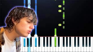 Jordan Suaste  Hookup Culture Piano Tutorial [upl. by Chandal877]