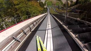 Ski Jump K72 Planica GoPro Hero 3 Helmet Cam [upl. by Yhtnomit]