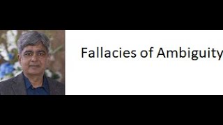 Fallacies of Ambiguity and its types [upl. by Latvina838]