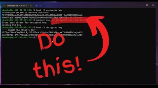 How to decrypt RSA Private Key using OpenSSL [upl. by Izzy645]