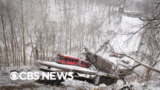 Bridge collapses in Pittsburgh injuring several people  Local coverage [upl. by Schofield]