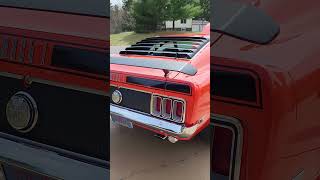 SOLD 1970 Ford Mustang Mach 1 Cobra Jet  Fully Restored  Calypso Coral [upl. by Gnoud]