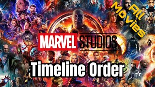 All MCU MoviesShows In Chronological Order 2023 [upl. by Nnaegroeg433]