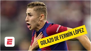 GOLAZO ESPECTACULAR DE FERMÍN LÓPEZ ya pone el 20 para el BARCELONA  ESPN Deportes [upl. by Cammi]