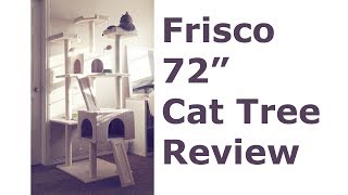 Frisco Cat Tree 72in review Large Cream from Chewy [upl. by Aserret861]