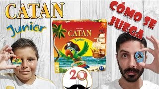 CATAN JUNIOR  Cómo se juega Reseña con Sobri Rafa  Juego de mesa  Español [upl. by Newell10]