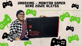 Unboxing  resenha e demonstração  Monitor Gamer Benq Zowie RL2755 [upl. by Nairdad]