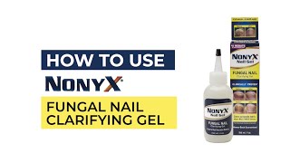 Learn how to use NONYX Nail Gel for clear healthylooking nails [upl. by Bouldon]