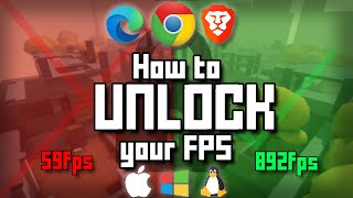 How to UNLOCK your FPS on ANY BROWSER Windows Mac Linux [upl. by Razaile]