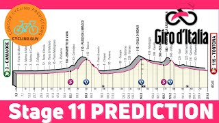 Giro dItalia 2023 Stage 11 PREVIEW  FAVOURITES  PREDICTION [upl. by Yarahs]