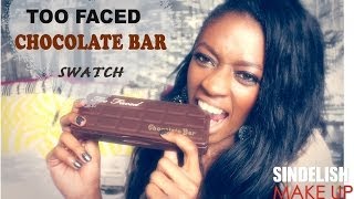 Elle cachait bien son jeuPalette chocolate bar de Too facedswatchrevue français [upl. by Barrus]