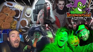 DROUWENERZAND HALLOWEEN VLOG  EEN SPOOKHUIS VOL NACHTMERRIES  ONBEPERKT FRIKANDELLEN ETEN [upl. by Aniluap]