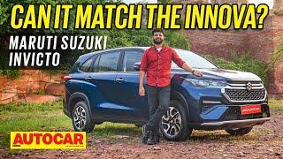 2023 Maruti Suzuki Invicto review  Innova with a twist  First Drive  Autocar India [upl. by Mada]