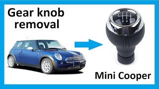 How to remove the gear knob from BMW Mini Cooper [upl. by Pippa]